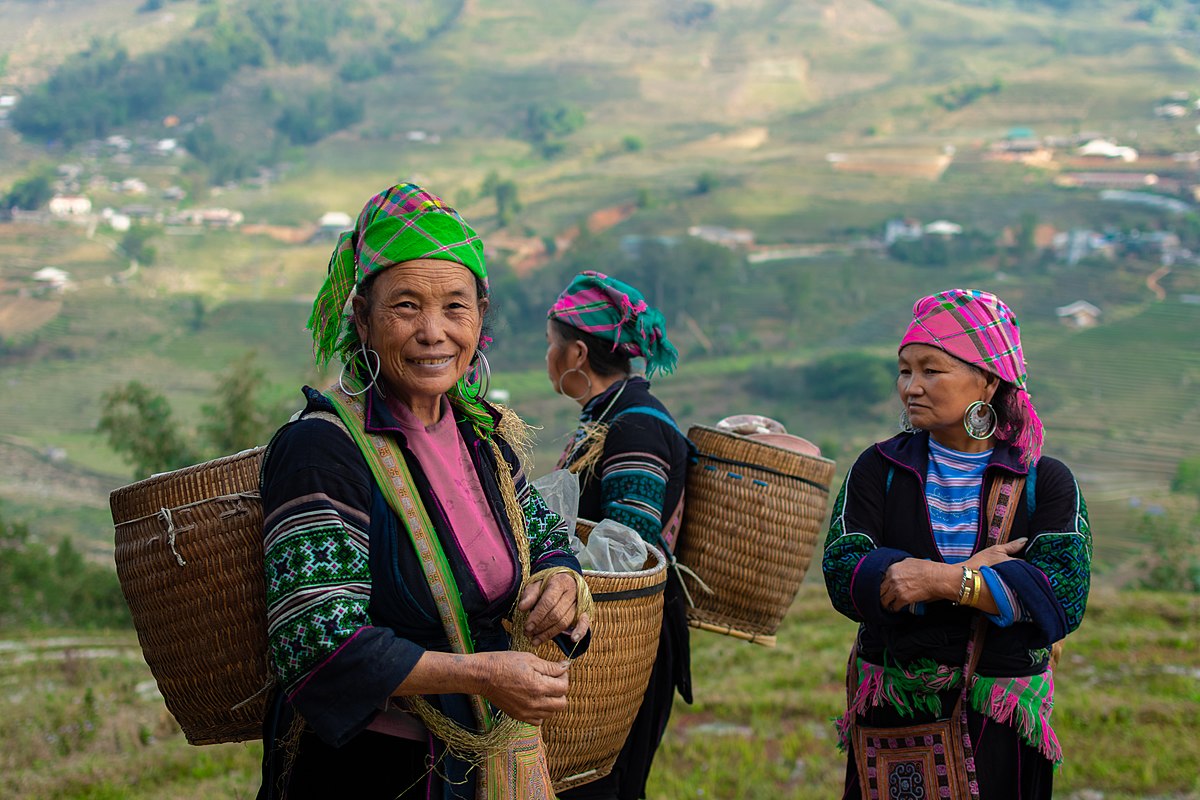 Daily life of ethnic minority communities in traditional villages of Sapa
