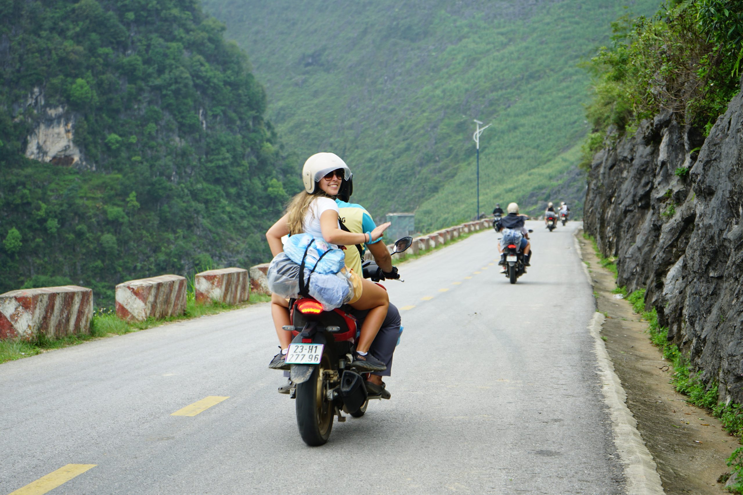 Motorbike adventure on Ha Giang Loop as thrilling things to do in Ha Giang