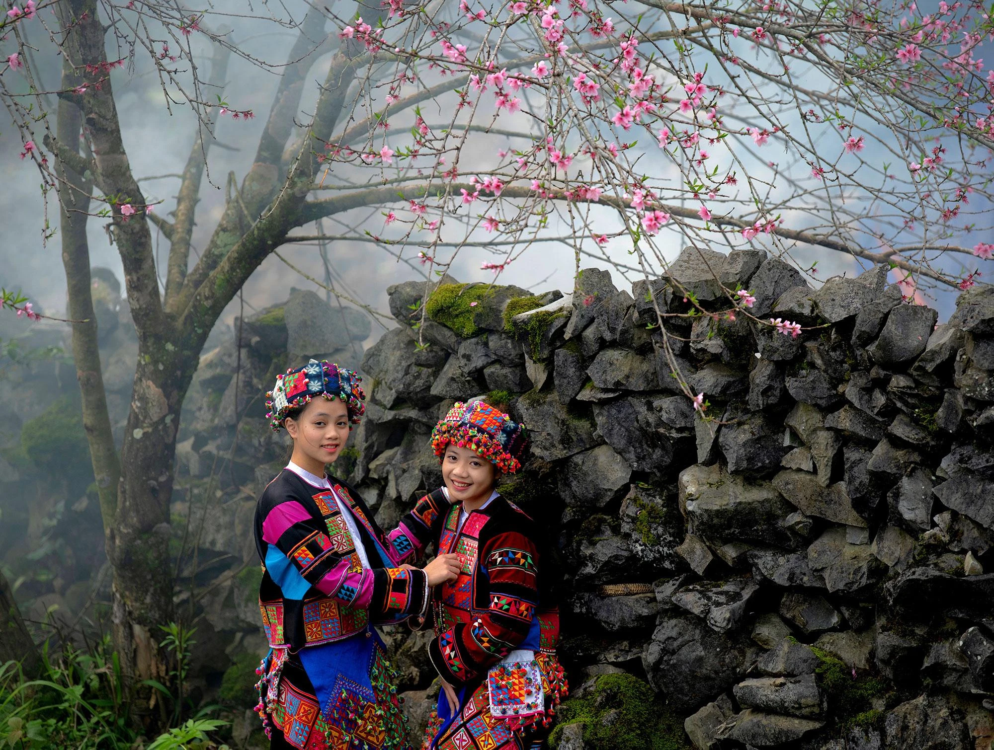 Seasonal landscape of Lo Lo Chai Village Vietnam during ideal travel months