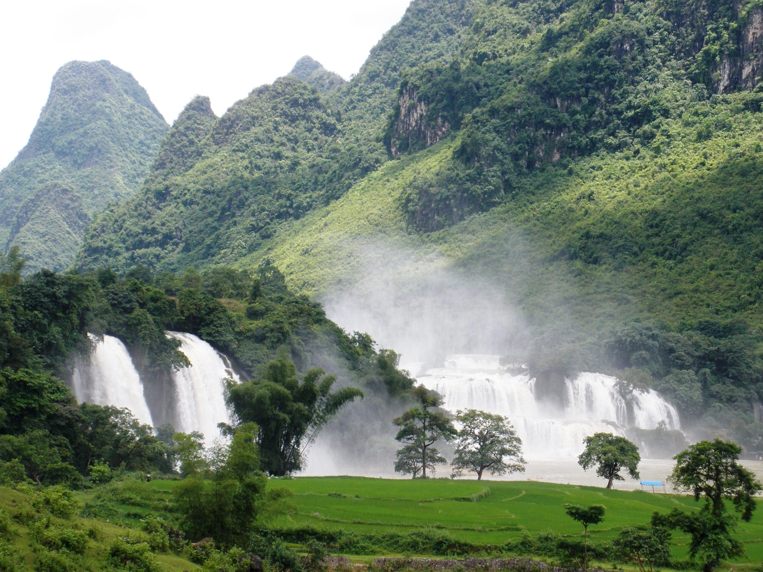 Thac Bac Silver Waterfall near Sapa, one of the most accessible places to see in Sapa