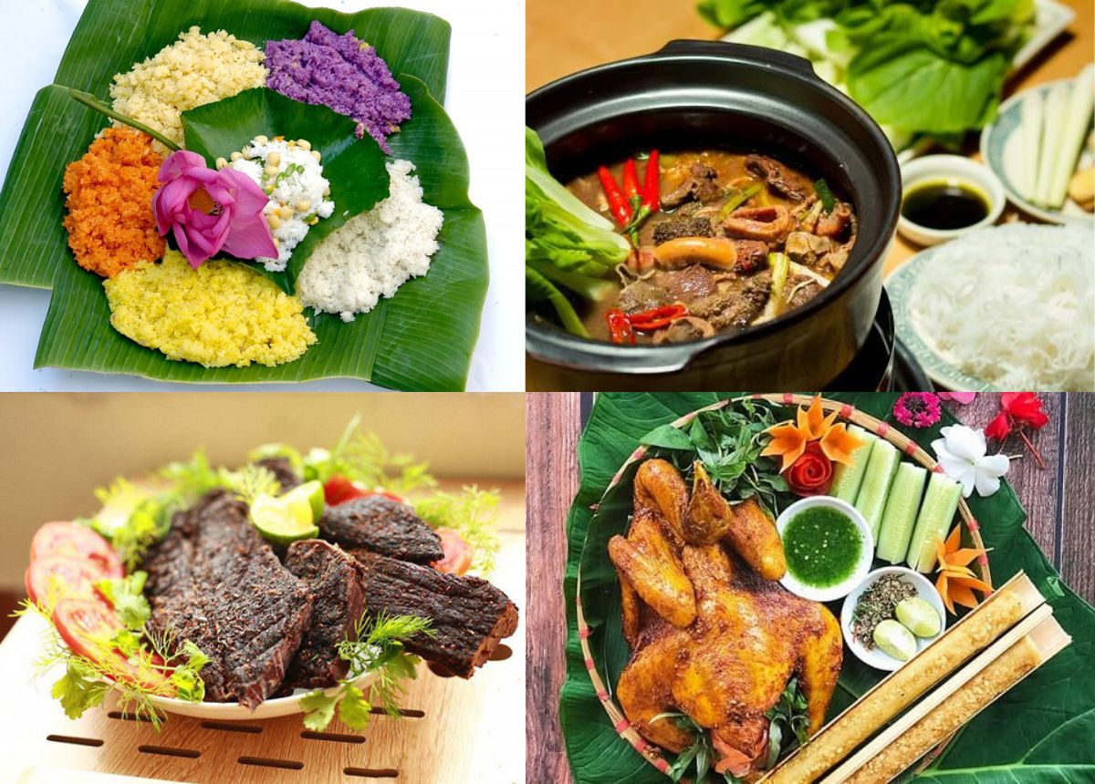 Traditional highland dishes and local food in SaPa Vietnam