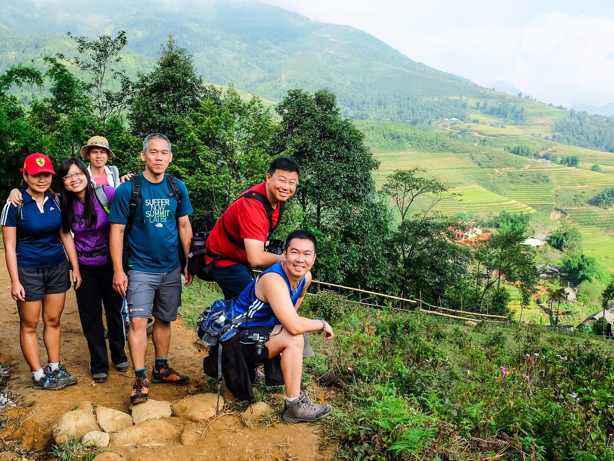 Travelers enjoying organized tour services in Vietnam
