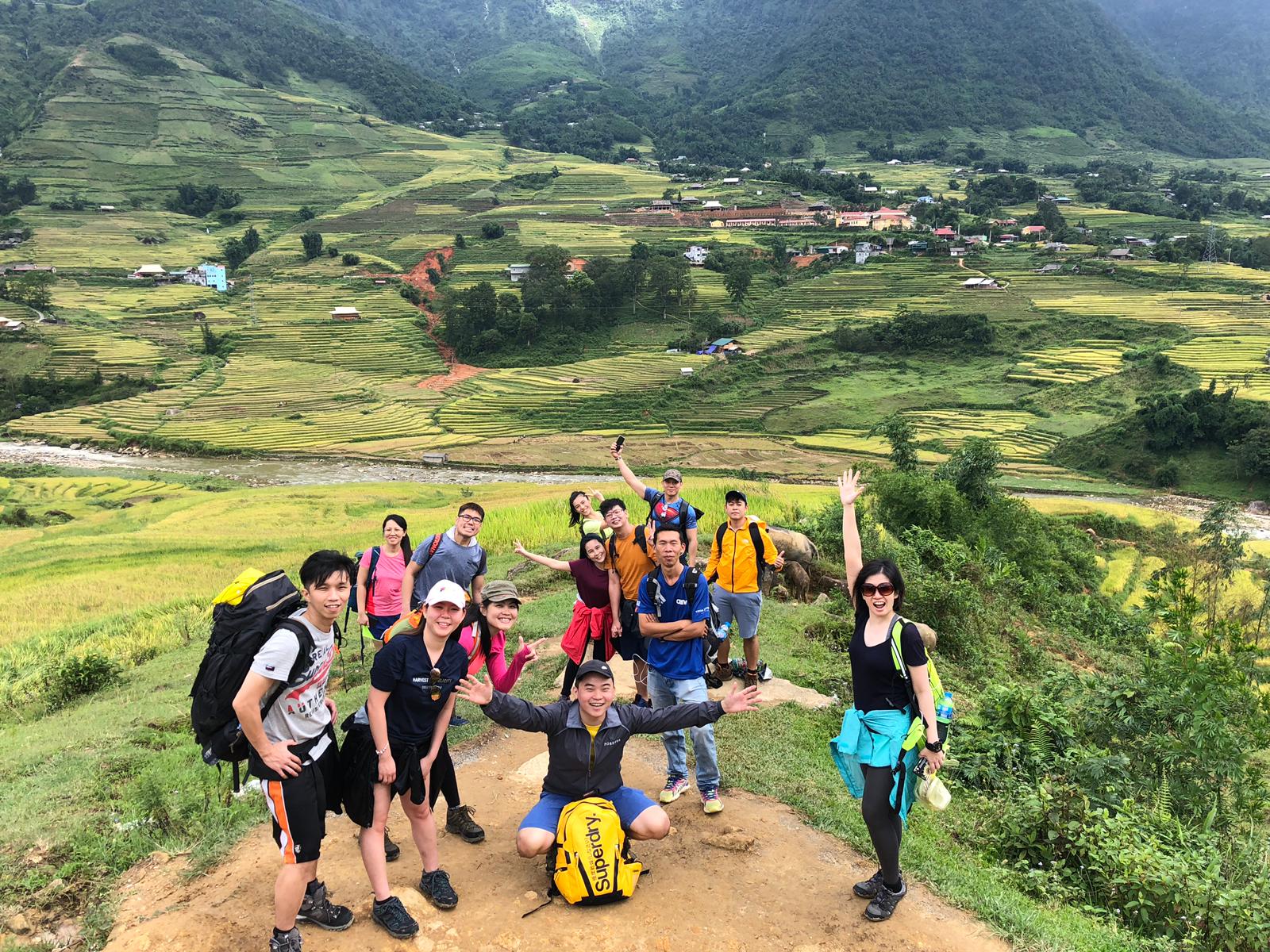 Trekking experience in Sapa villages and rice terraces