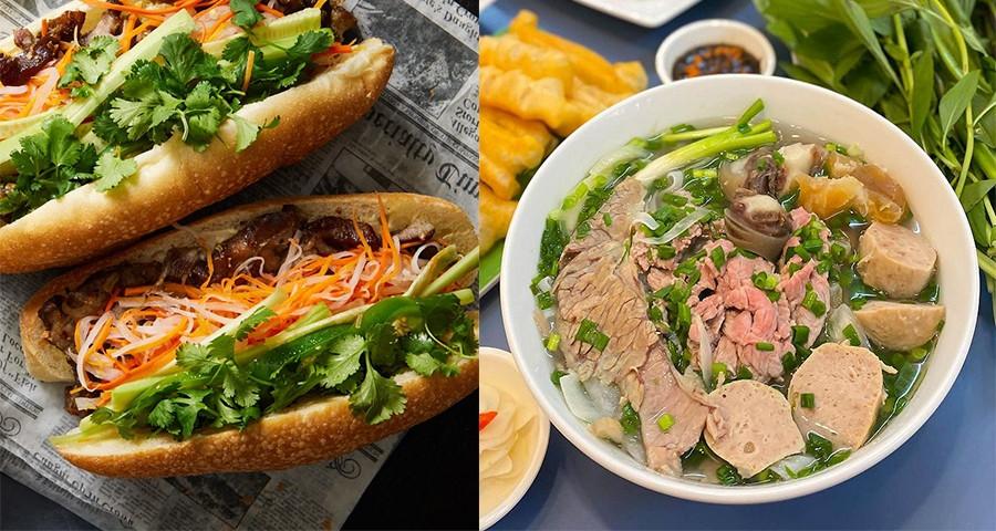 Best street food for foreigners in Vietnam like pho and banh mi
