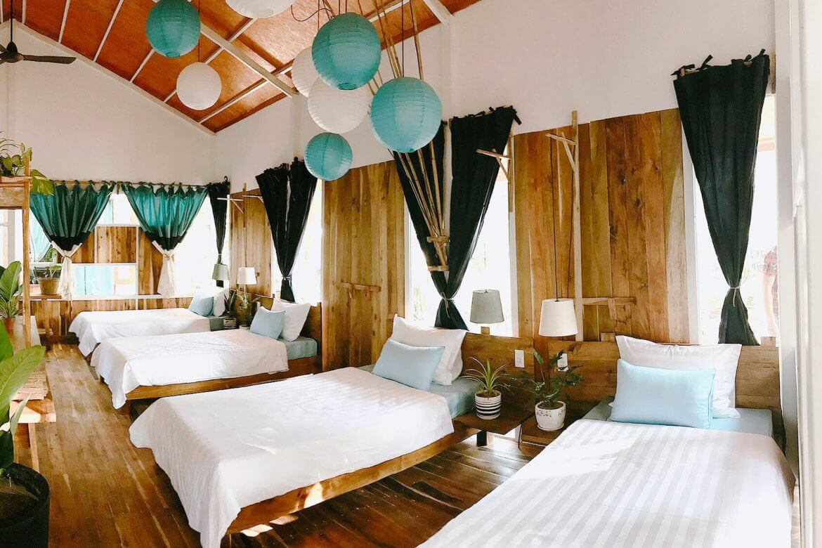 Budget hotels and hostels for travelers in Vietnam