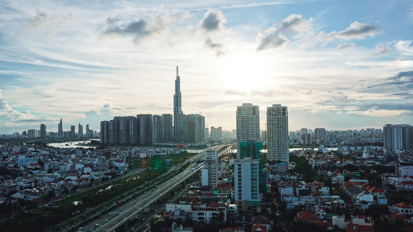 Dry season weather in Southern Vietnam with clear skies and warm temperatures