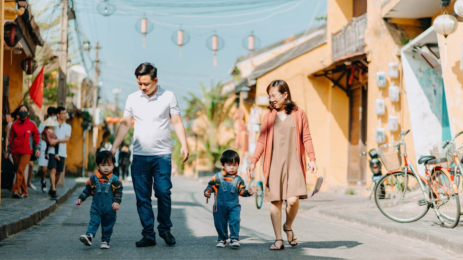 Family-friendly travel experience in Vietnam city center