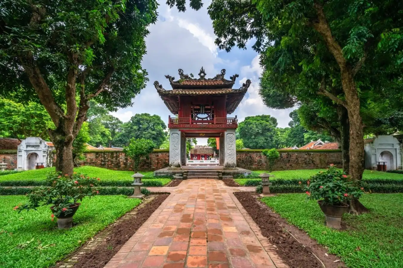 Historical sites in the center of Hanoi