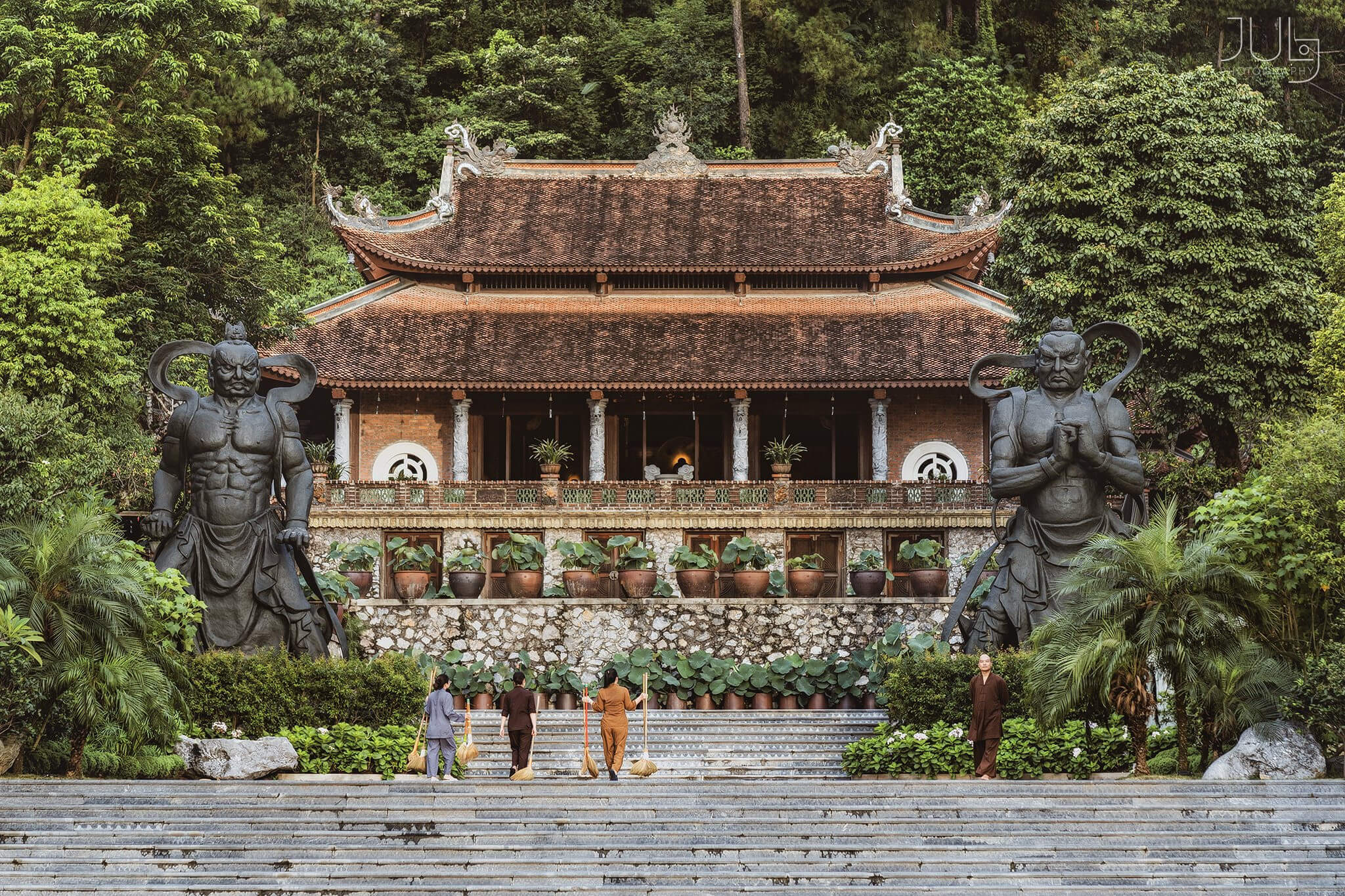 Traditional Buddhist temple in Vietnam