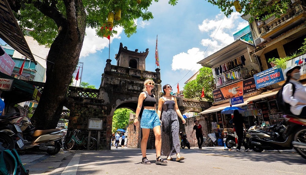 Travelers enjoying a mix of sightseeing, culture, and leisure in Vietnam