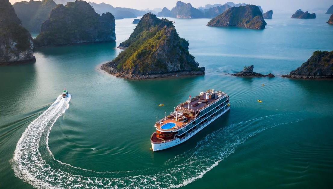 Vietnam tour from Hanoi including a Ha Long Bay cruise through iconic seascapes
