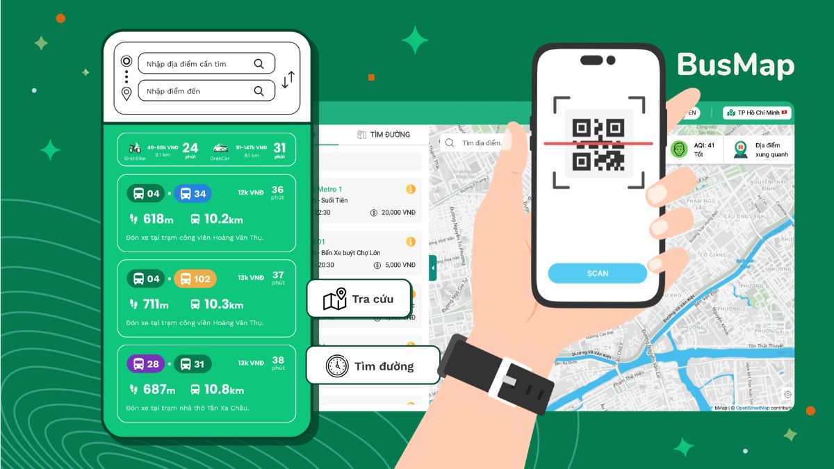 Booking transportation tickets online before traveling in Vietnam