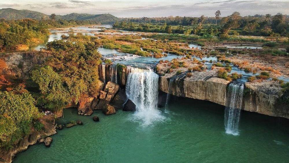 Dray Nur and Dray Sap waterfalls in the Central Highlands of Dak Lak