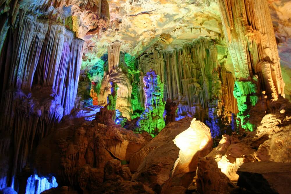 Massive limestone caves and underground rivers in Phong Nha Ke Bang