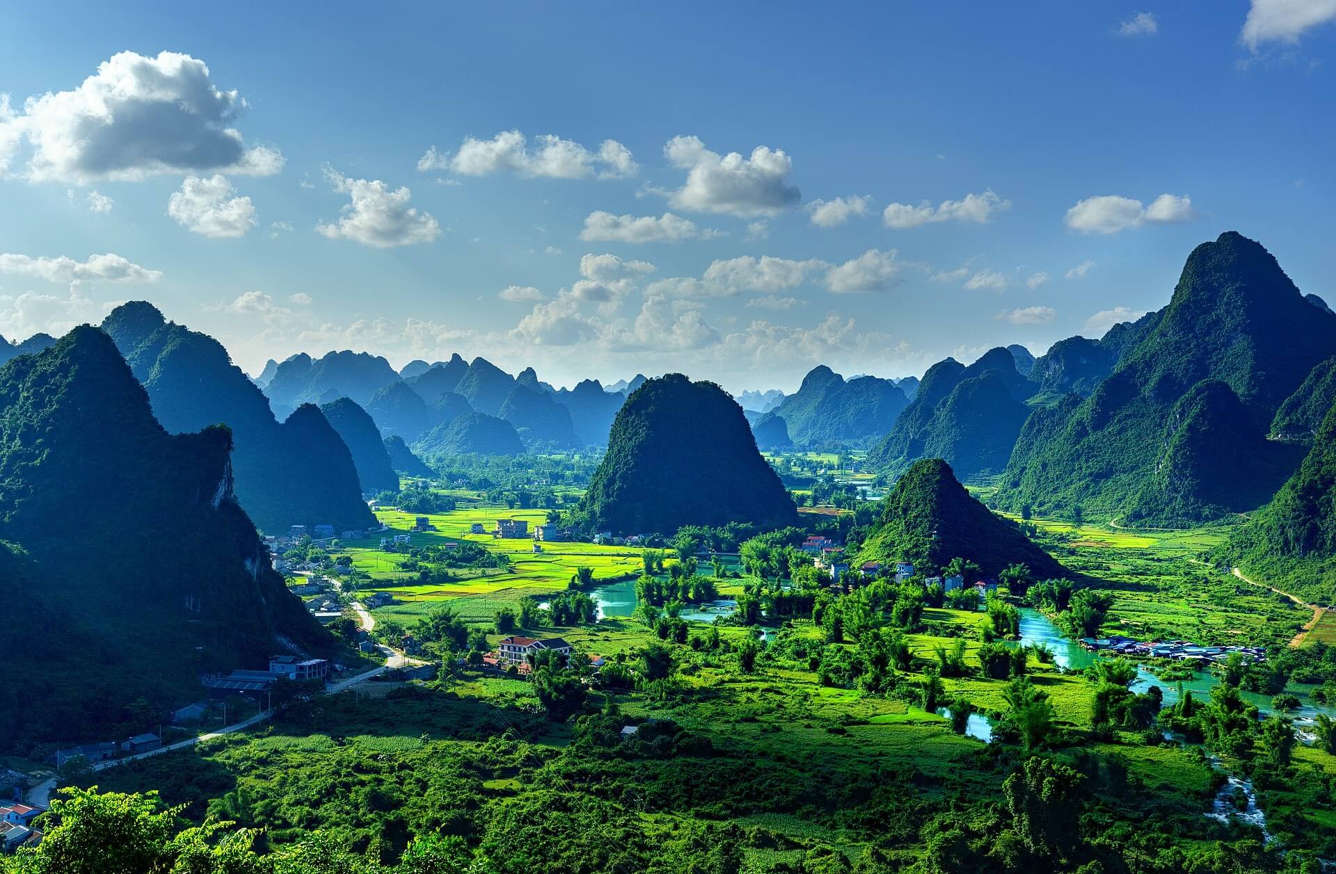 Vietnam mountains landscape