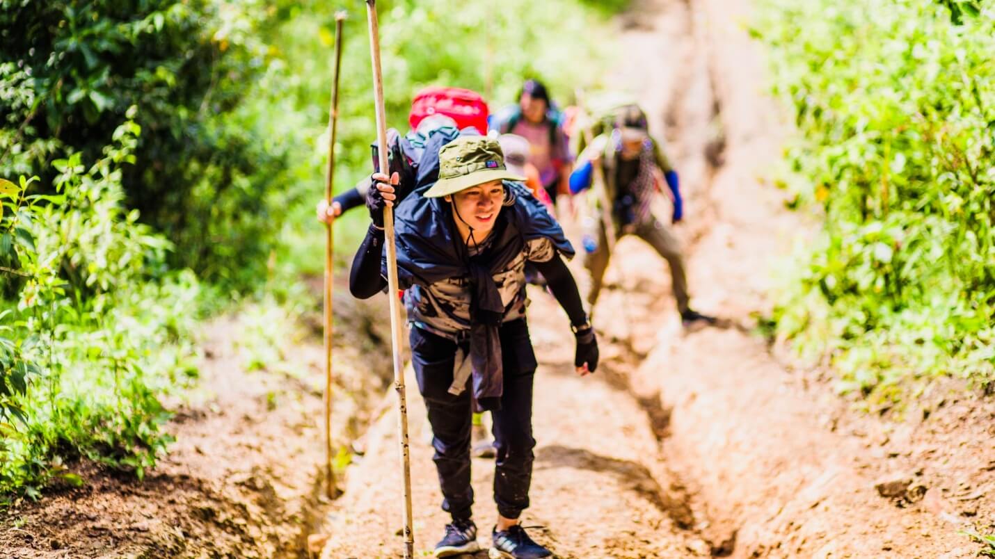 Vietnam mountain trekking