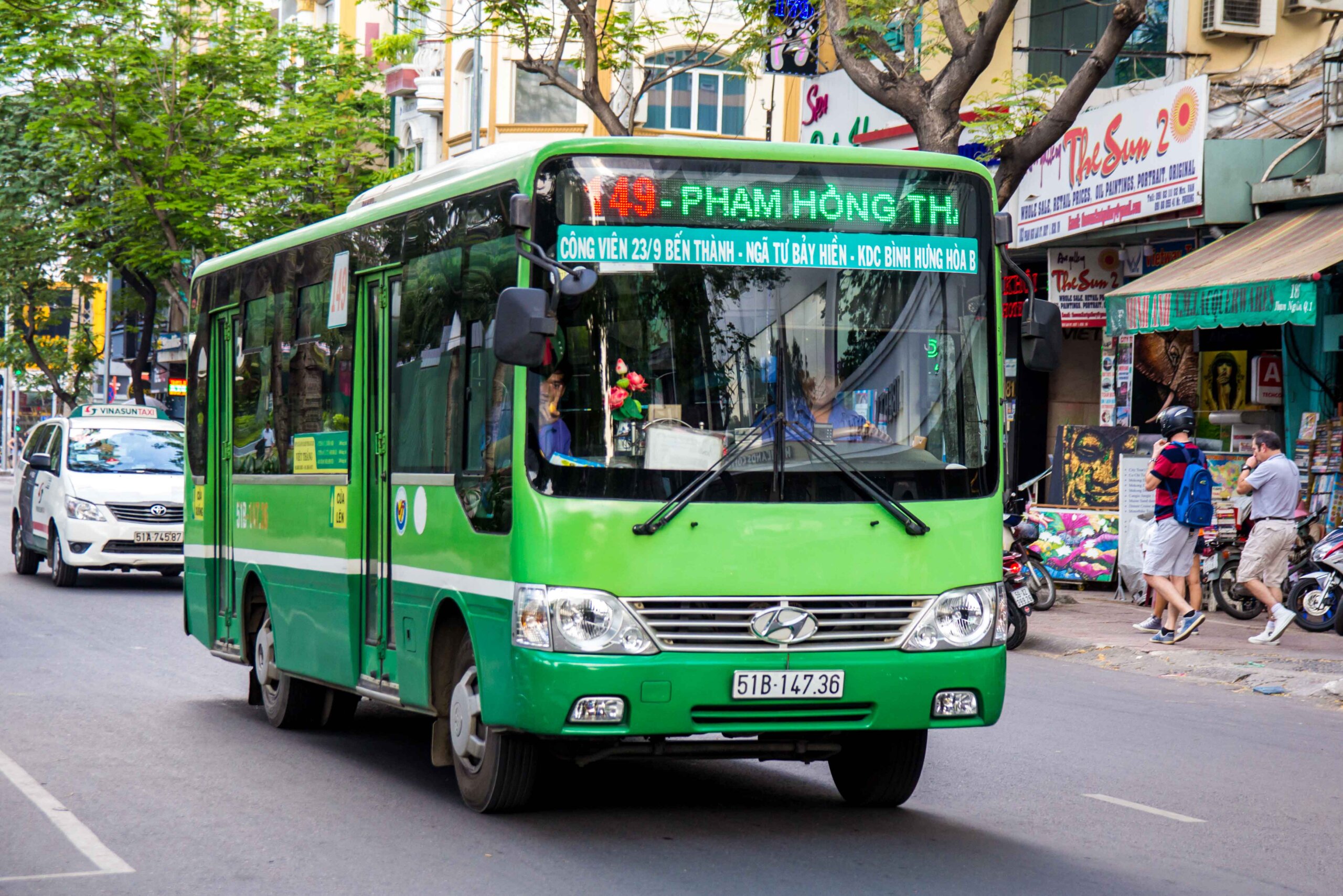 Vietnam public transport bus system