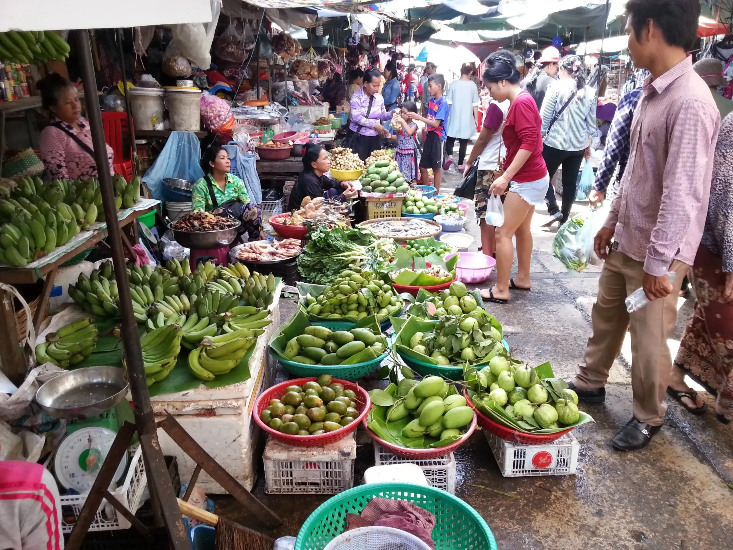 Local daily life and traditional market culture in Phnom Penh