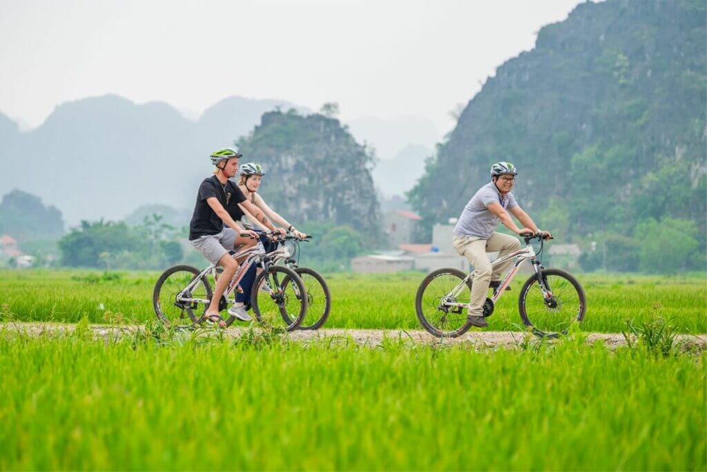 Biking in Ninh Binh